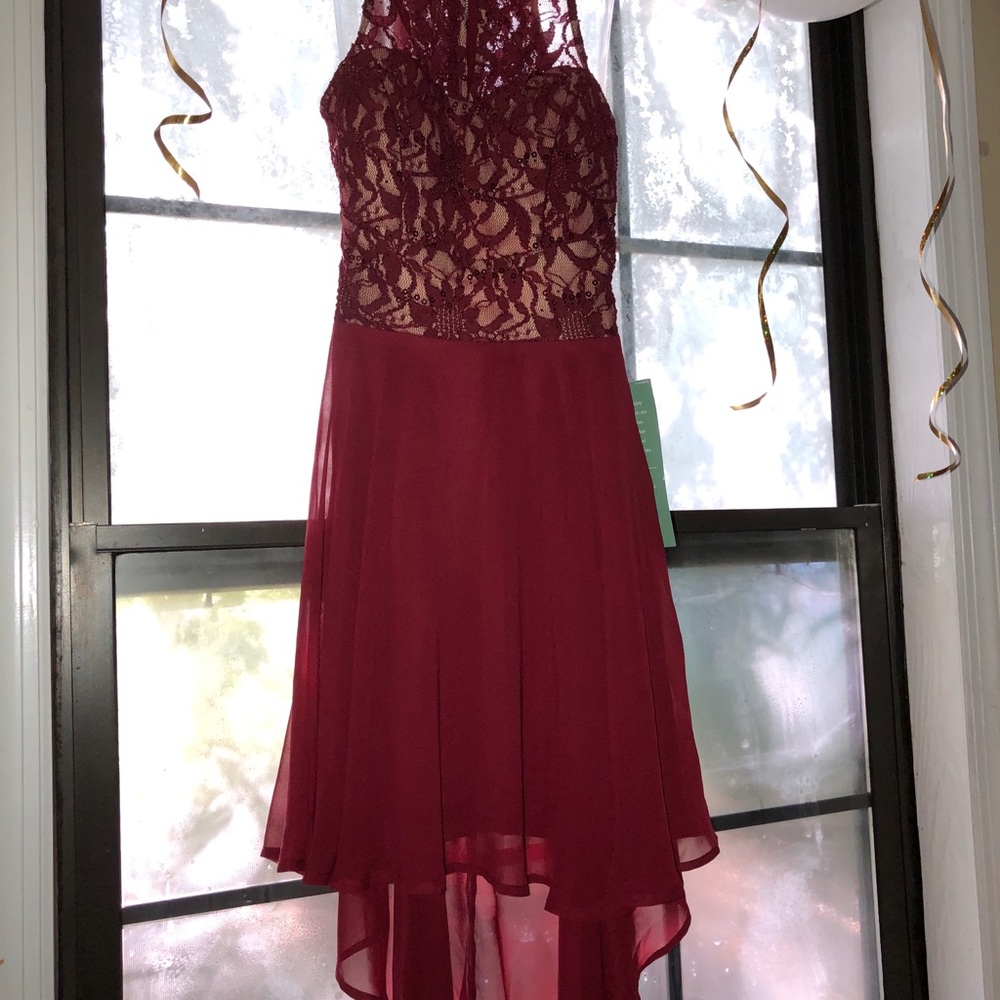 Speechless red dress.